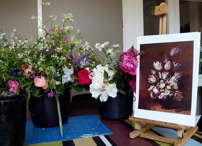 Bloemschikken en reproduktie Ine de Laak