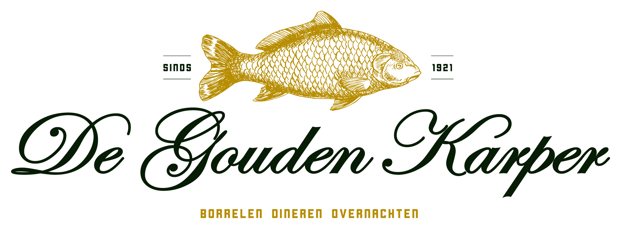 De Gouden Karper, logo_Goud-Groen De Gouden Karper