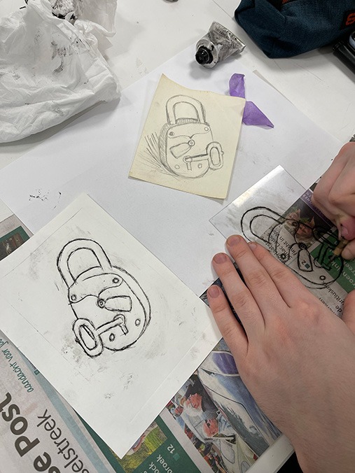 Etsen met Léon Marie Dekker